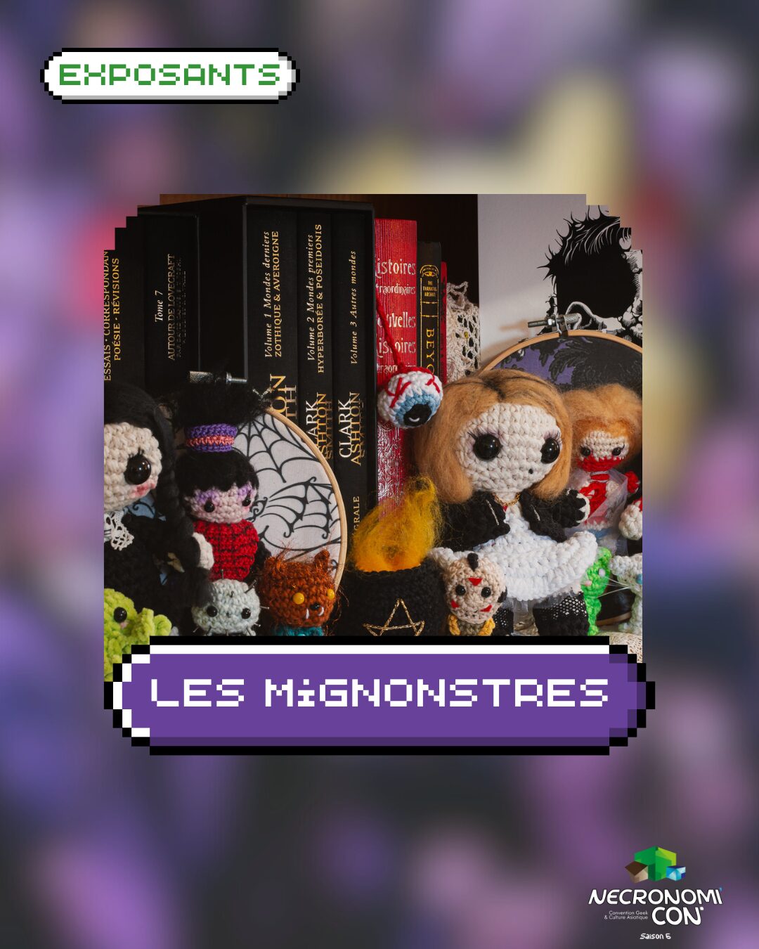 fiche exposant les mignonstres