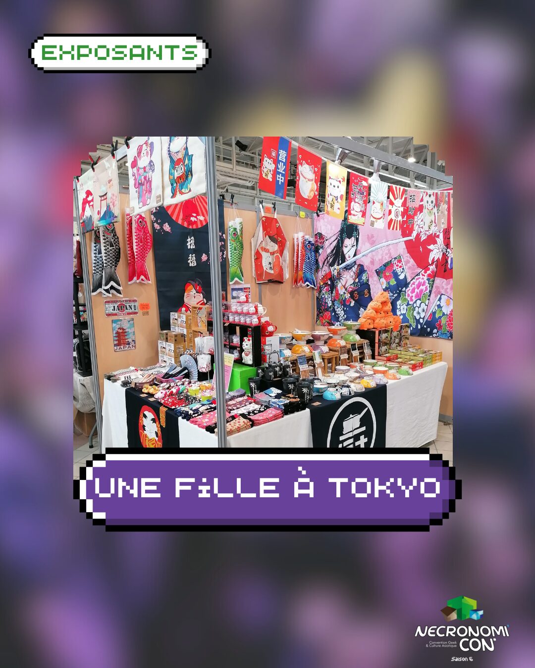 fiche exposant une fille à tokyo