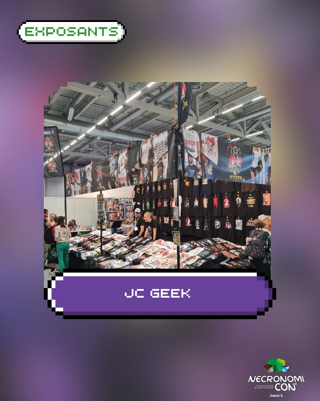 fiche exposant jc geek